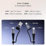 FlexiCharge Braided USB-C Cable (1m) - Image 4