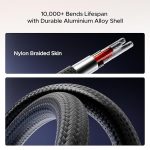 FlexiCharge Braided USB-C Cable (1m) - Image 5