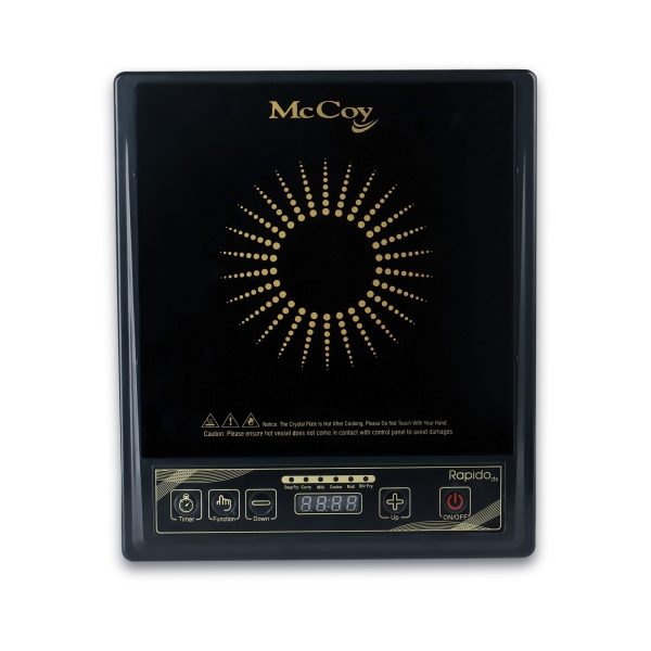 McCoy Rapido Dx Digital Induction Cooktop with Timer, 1800 W